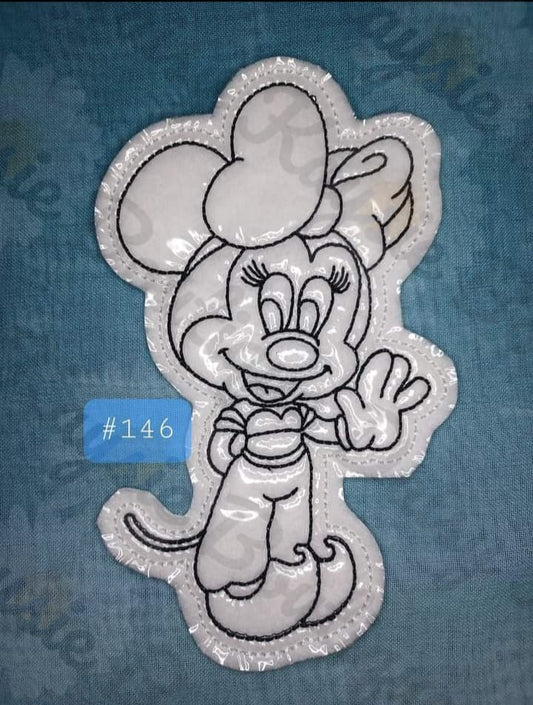 Arabian Mouse Princess Coloring Doll