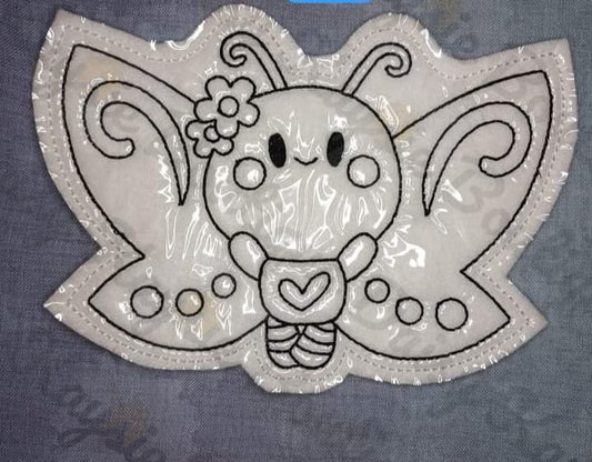 Spring Butterfly 3 Coloring Doll