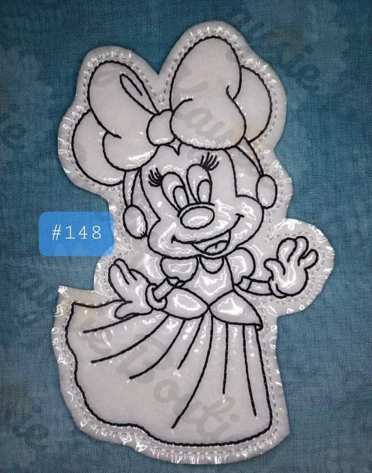 Midnight Mouse Princess Coloring Doll