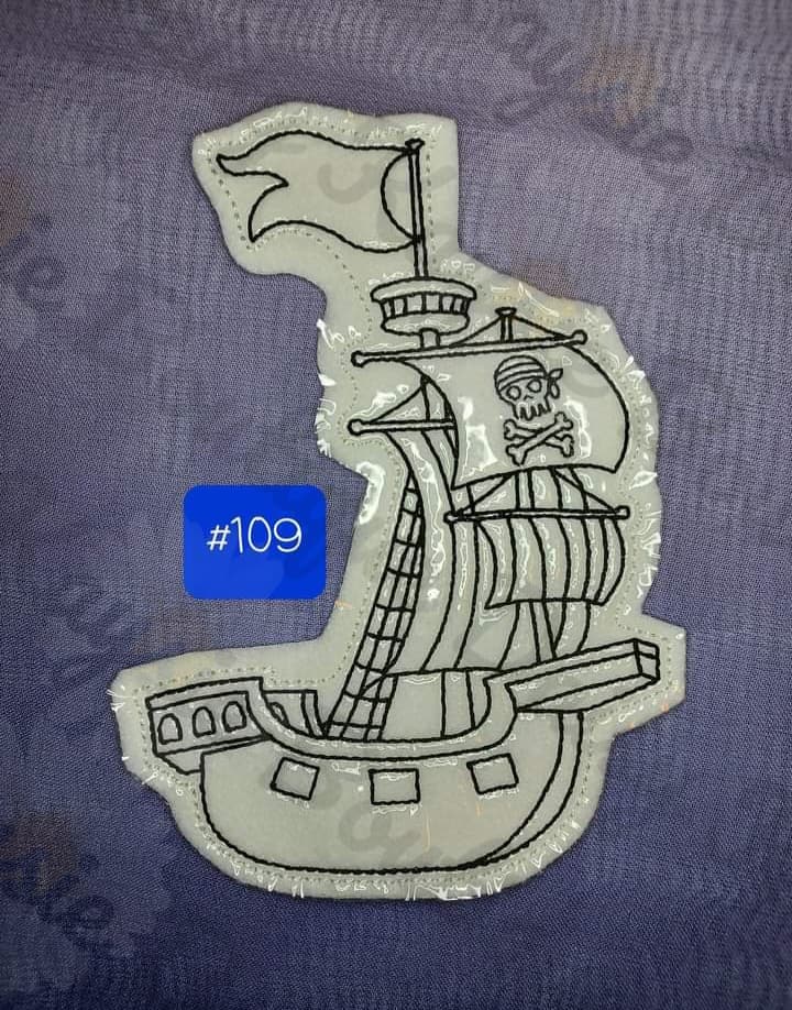 Pirate Ship Coloring Doll