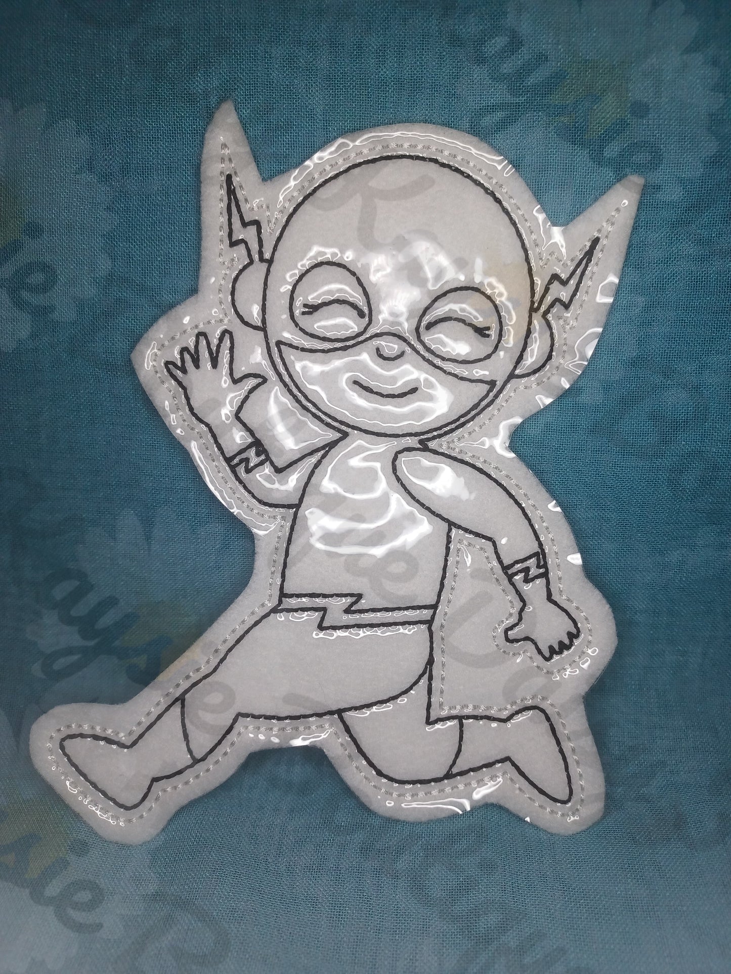 Fast Hero Lighting Bolt Dry Erase Coloring Doll Activity