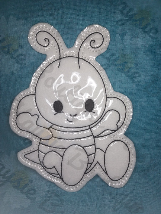 Bee Garden Bug Cute Spring Bee Dry Erase Coloring Doll Activity