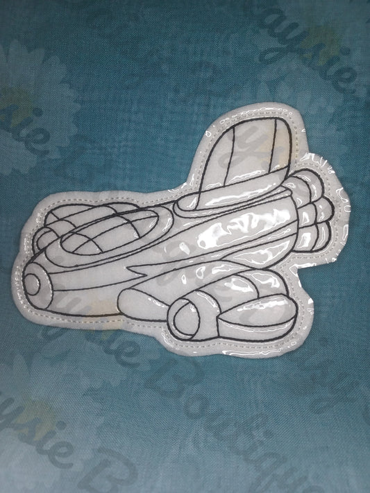 Jet Plane Air Craft Dry Erase Coloring Doll Acitivity