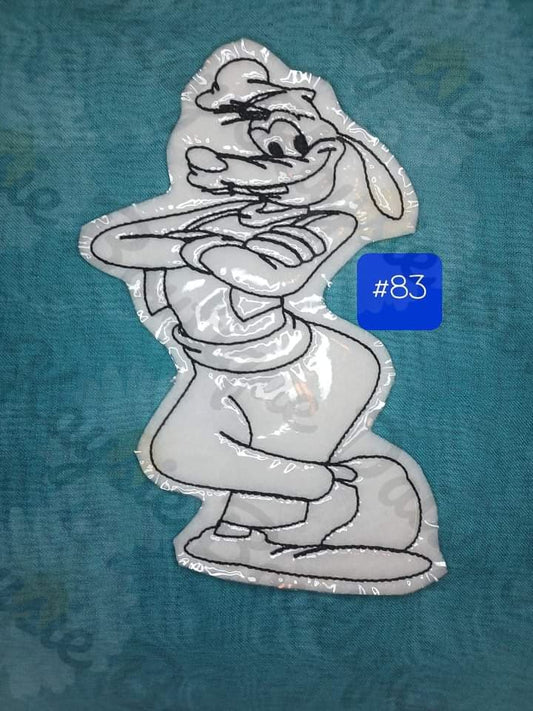 Cartoon Dog Silly Character Dry Erase Coloring Doll Activity