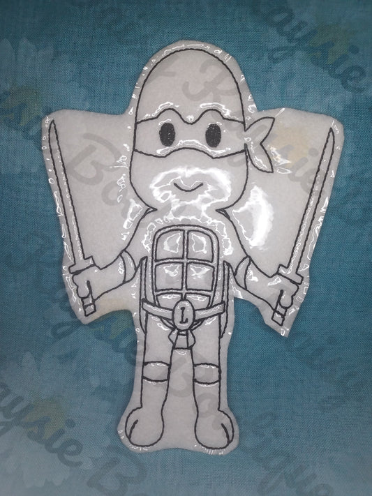 Leo Turtle With Ninja Skills Dry Erase Coloring Doll Activity