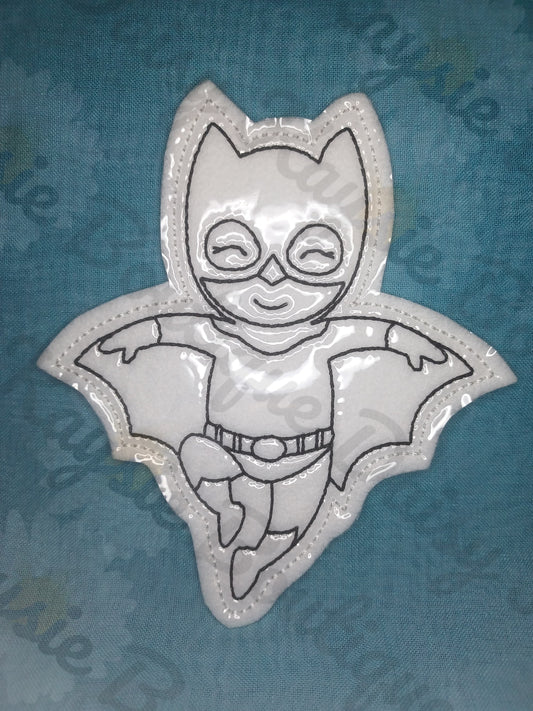 Bat Hero Dry Erase Coloring Doll Activity