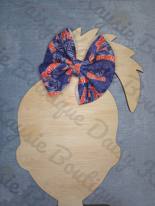 New England Football Team Sm Kenzie Bow