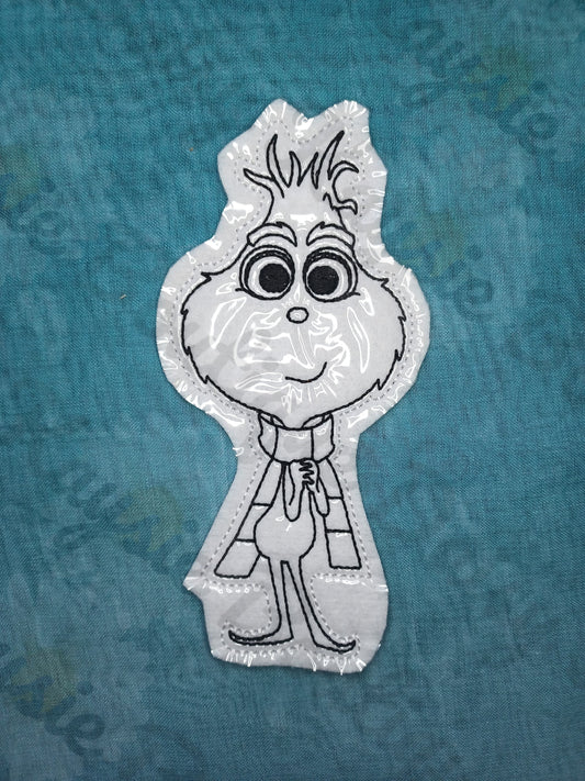 Mean Green Who Guy Dry Erase Coloring Activity