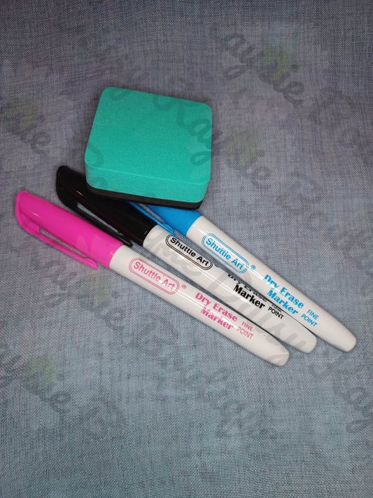 Dry Erase Maker W/ Eraser Add on for coloring Dolls