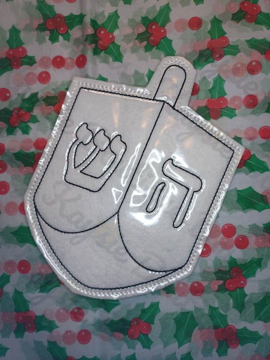 Hanukkah Dreidel Game Dry Erase Coloring Activity