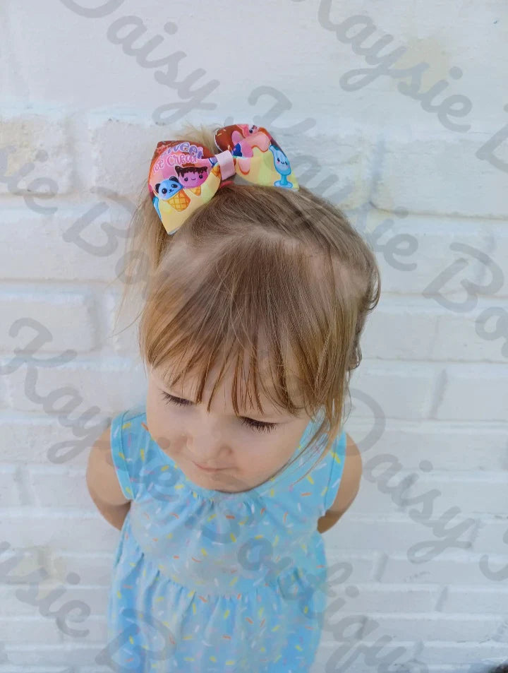 Zombie Halloween Bow